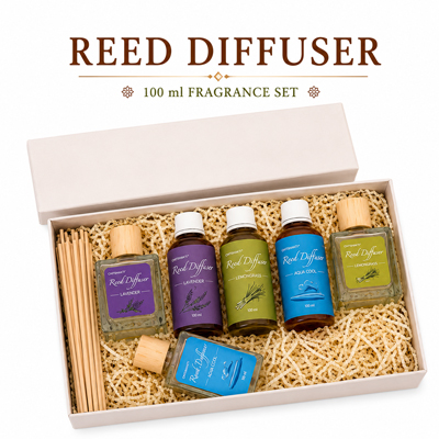Reed Diffuser 100 Ml Fragrance Set