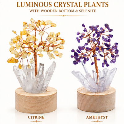Luminous Crystal Plants