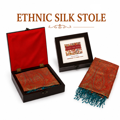Ethnic Silk Stole